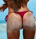 Sexy tiny brazilian bikini bottom female swimwear women