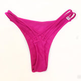 2019 SEXY Women Bikini bottom solid color G-String Brazilian Thongs Swimwear