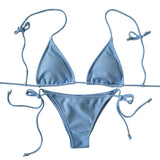 bikini micro two-piece suit String swimsuit female Sexy red swimwear women 2019 bathing suit Brazilian biquini