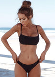 Popular Solid Sexy Swimming Suit For Women