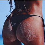 Lurehooker Sexy Solid thong Bikini Low waist Thong Bikini Women Brazil Halter Swimwear