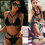 Bikini 2019 Swimwear Women's Padded Push-up Bra Bikini Set Swimsuit