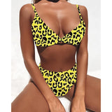 Bikinis 2019 Mujer High Waist Bikini Women Swimwear Swimsuit Sexy Leopard Bikini